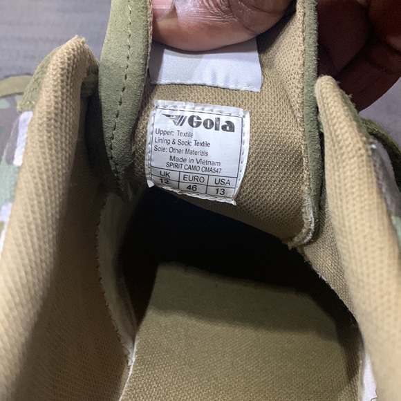 This is British popular sneakers size 13 in Camouflage design - Picture 5 of 6